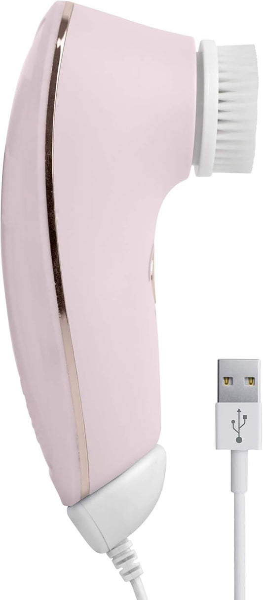 Magnitone London Barefaced 2 Vibra Sonic Face Cleansing And Massaging Brush - Rechargeable Electric Facial Brush, White