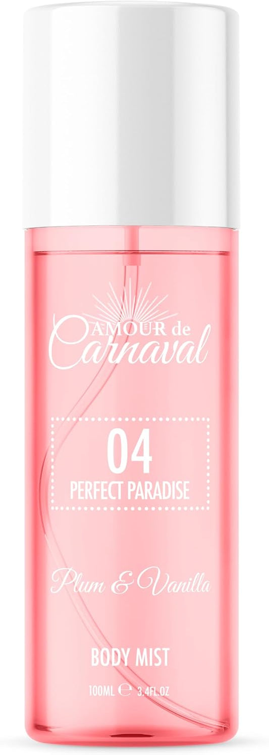 Amour De Carnaval - Tropical Bliss - Body Mist Fragrance Spray - 100Ml - Pink Musk & Coconut Scented