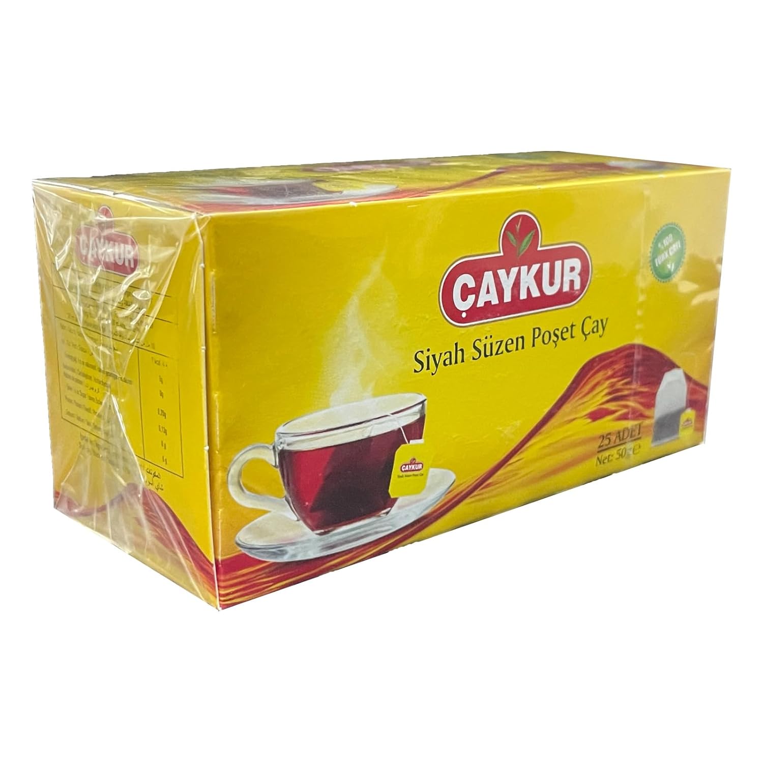 Turkish Black Tea Bags Çaykur- 2 Package / Total 50 Bags