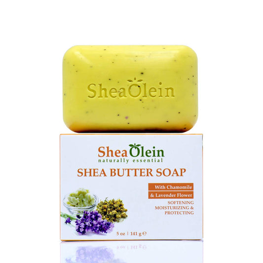 Shea Butter Soap With Chamomile & Lavender Flower : Beauty & Personal Care