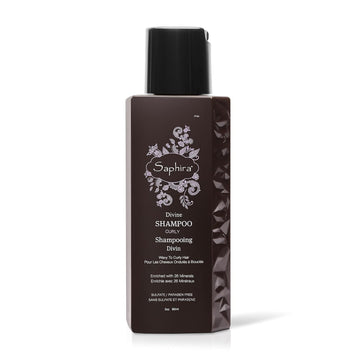 Saphira Divine Curls Shampoo For Curly, Wavy And Multi-Textured Hair, Sulfate-Free, Paraben-Free, Deeply Cleanses, Restores And Hydrates Curls