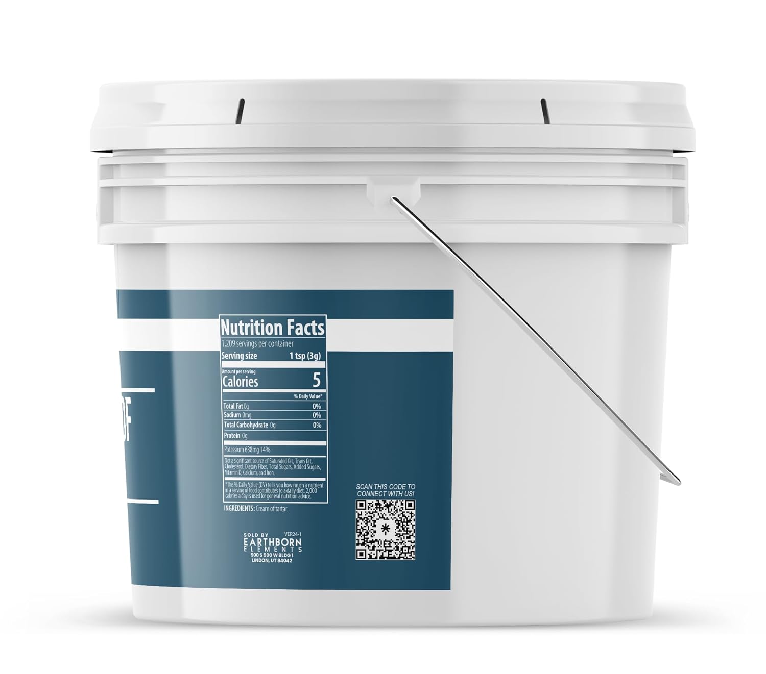 Earthborn Elements Cream Of Tartar (2 Lb), Baking Ingredient, Non Gmo