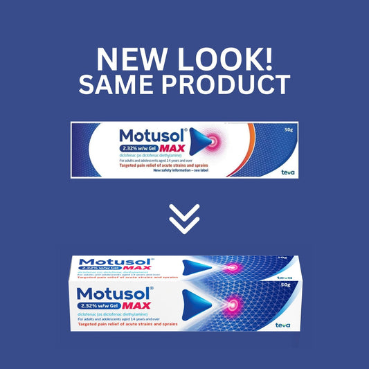 Motusol Max 2.32% W/W Gel 50G – Targeted Pain Relief Of Joints & Muscles In Acute Strains & Sprains (Pack Of 2)