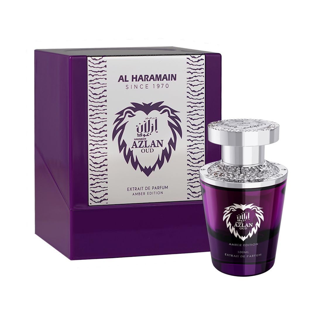 Al Haramain Azlan Oud Bleu - Arabian Perfume For Men - Long Lasting Fragrance With Notes Of Cardamom, Cinnamon, Lavender, Patchouli, Sandalwood, Amber - Arabic Cologne - 3.33 Oz Eau De Parfum Spray
