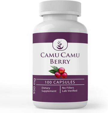 Pure Original Ingredients Camu Camu Berry, (100 Capsules) Always Pure, No Additives Or Fillers, Lab Verified