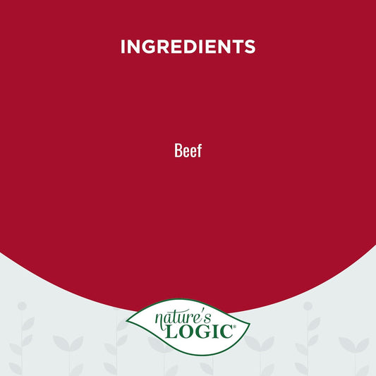Nature'S Logic Beef Jerky Canine Treat, 1 Lb., 1 Pack
