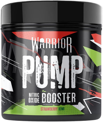 Warrior Pump Non Stim Pre-Workout Powder 225G – Nitric Oxide Supplement – Contains Citrulline Malate, Cyclic Dextrin For Energy, Focus, And Performance – 30 Servings (Blazin Berry)