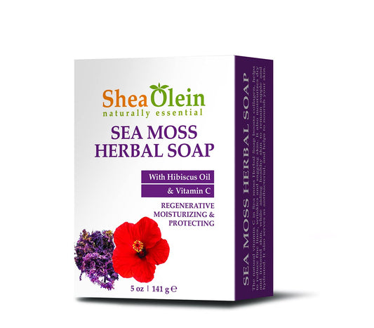 Buy Sheaolein Naturally Essential Sea Moss Herbal Soap With Hibiscus Oil & Vitamin C On  Free Shipping On Qualified Orders