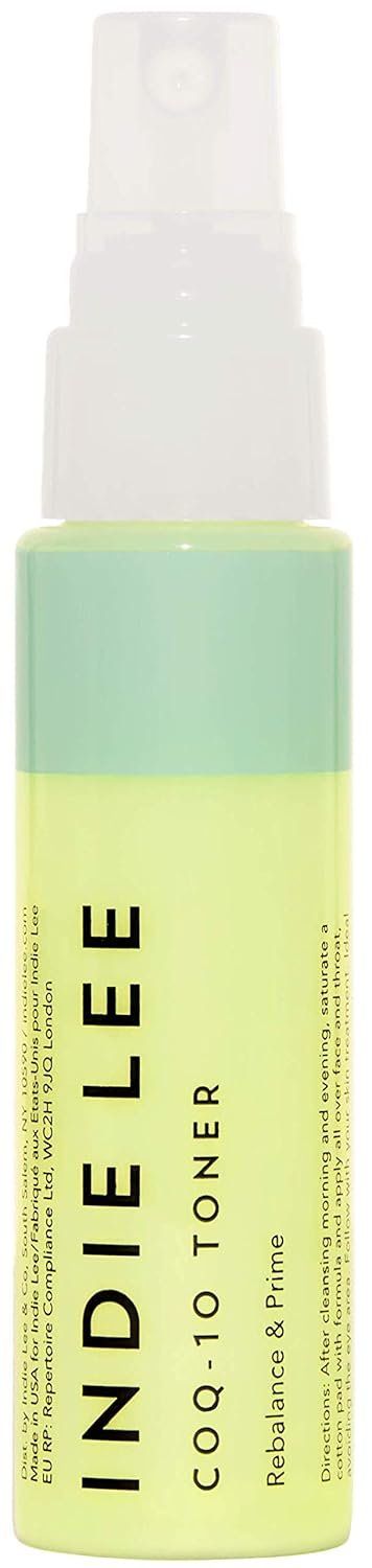 Indie Lee Coq-10 Face Toner - Refreshing, Hydrating Mist For All Skin Typed - Hyaluronic Acid, Aloe + Chamomile - Alcohol + Essential Oil-Free Facial Toner (125Ml)