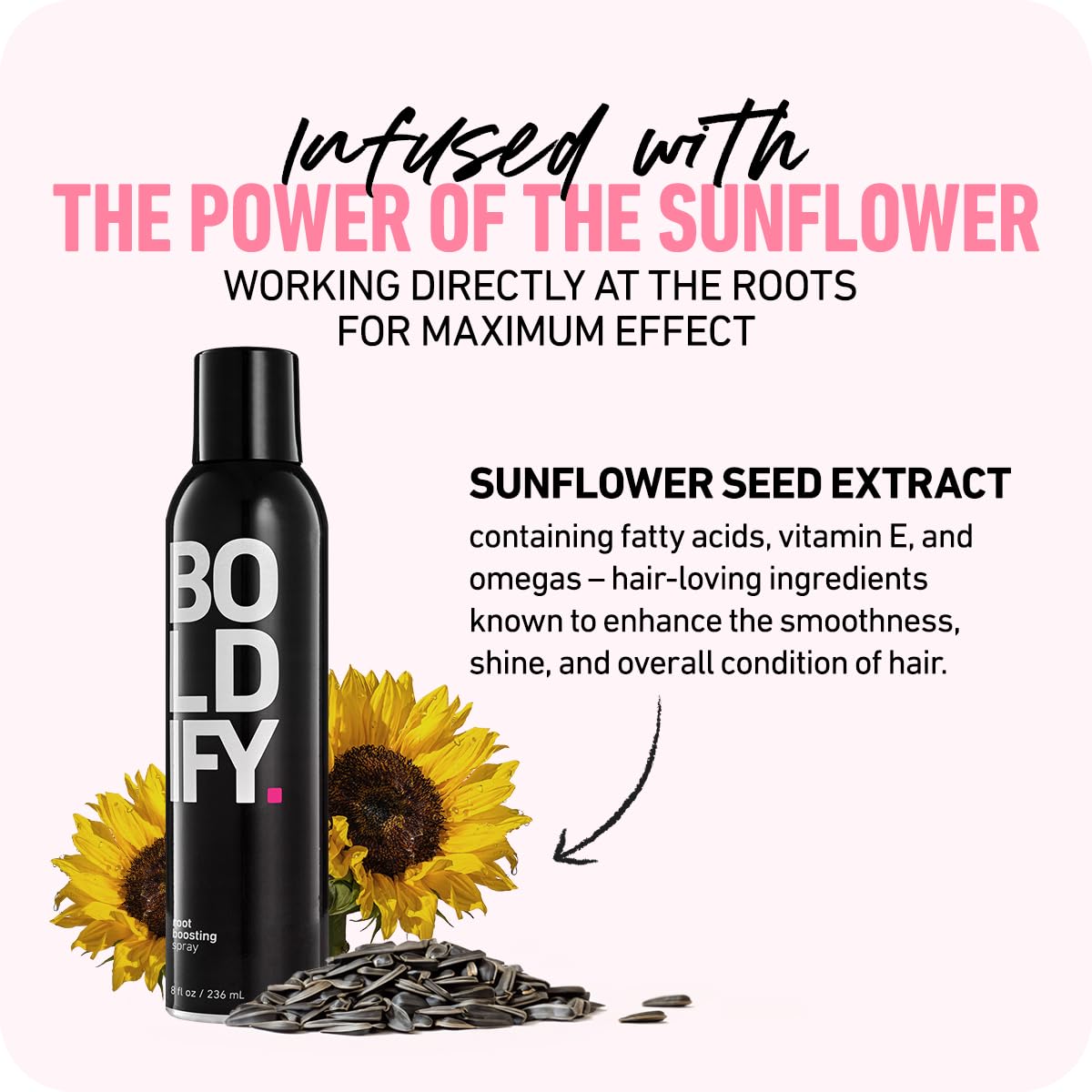 Boldify Root Boost Spray - Root Booster for Hair Volume - Volumizing Foam and Lift Spray for Fine Hair Texture, Root Lift, Stylist Recommended - 8oz : Beauty & Personal Care