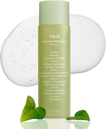 Abib Heartleaf Calming Toner Skin Booster 7.1 Fl Oz / 210Ml I Toner For Senstive Skin, Irritated Skin, Instant Relief For Acne