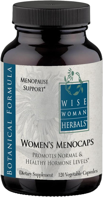 Wise Woman Herbals – Women’s Menocaps – 120 caps - All-Natural Menopause Supplement - for Hot Flashes, Mood Swings and Night Sweats During Menopause, Promotes Emotional Balance