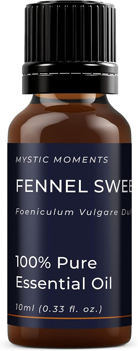 Mystic Moments | Fennel Sweet Essential Oil 10ml - Pure & Natural oil for Diffusers, Aromatherapy & Massage Blends Vegan GMO Free