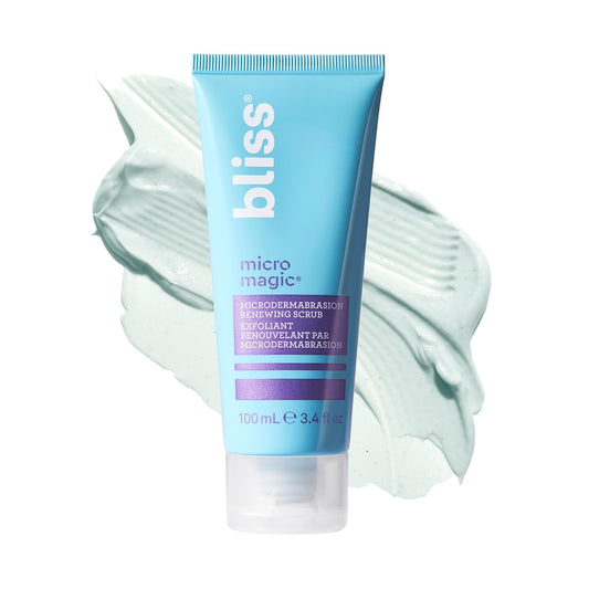 Bliss Exfolating Duo: Bliss Micro Magic- Skin-Renweing Microdermabrasion Scrub &Fab Foaming 2-In-1 Cleanser And Exfoliator With Bamboo Buffers