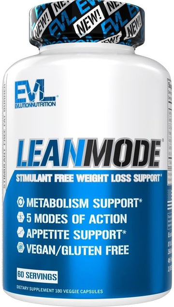 EVL Weight Loss Support Pills - Premium Multipurpose Appetite Metabolism and Fat Loss Support for Men and Women - LeanMode with Green Coffee Bean Extract CLA and Garcinia Cambogia - 60 Servings