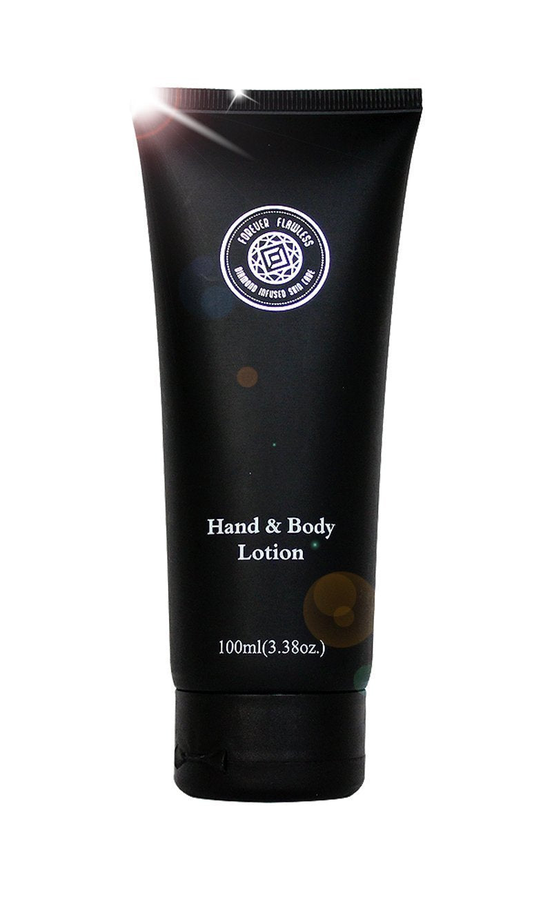 Forever Flawless Hydrating Hand & Body Lotion - Famous Diamond Shape Sample, Moisturize Skin To Refreshing Health And Smoothness Ff98, (3.38 Oz)