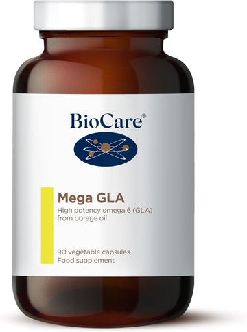 BioCare Mega GLA | Omega-6 from Borage Oil - 90 Capsules

160 Grams