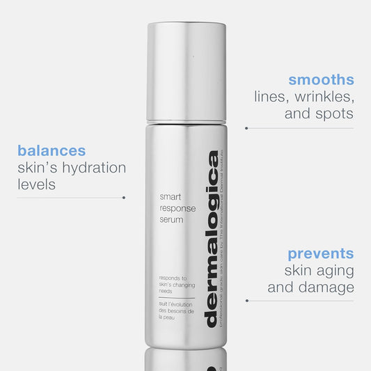 Dermalogica Smart Response Serum, Anti Aging Face Serum With Lactic Acid And Aha, Hydrate, Brighten, Soothe, And Address Fine Lines And Wrinkles