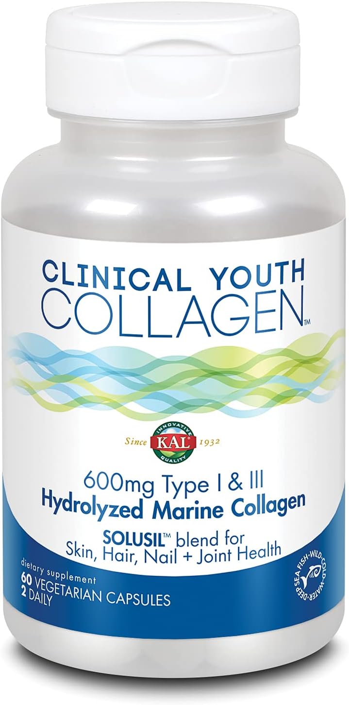 Kal 600 Mg Clinical Youth Collagen Type I & Iii, 60 Count