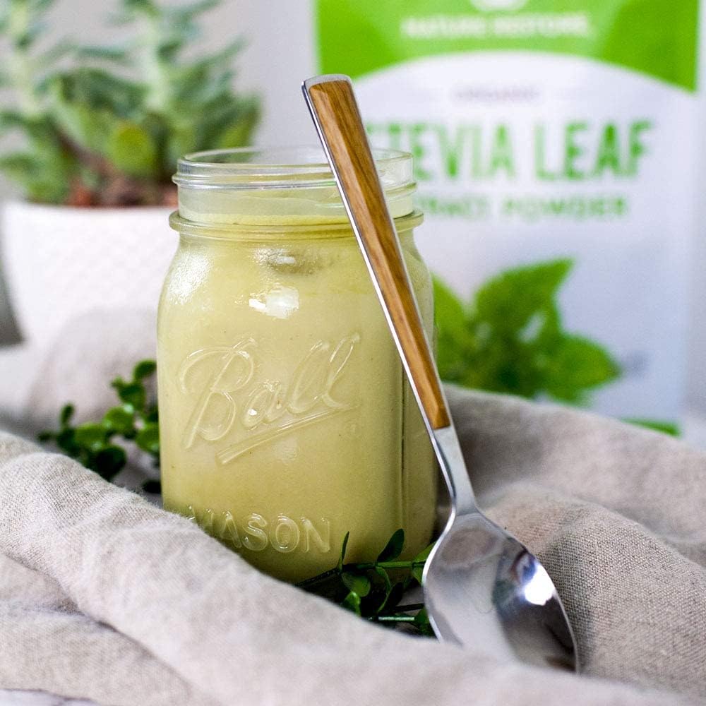 Nature Restore Usda Certified Organic Stevia Leaf Extract Powder, 4 Ounces, Non Gmo, Gluten Free, 100% Natural Stevia Sweetener : Grocery & Gourmet Food