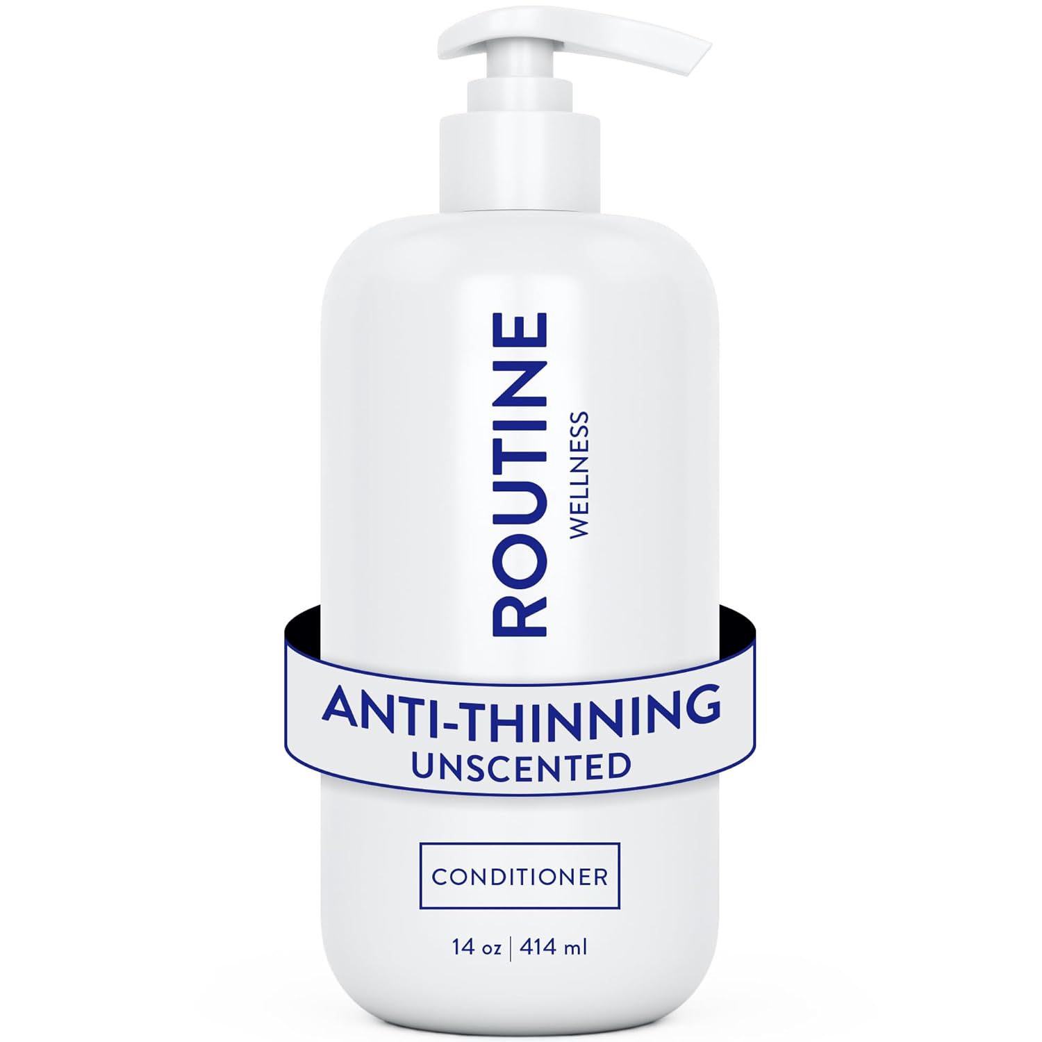 Routine Wellness Anti-Thinning Deep Conditioner For Thinning Hair - Dht Blocker For Hair Loss In Men & Women - Promotes Healthy Hair - Jasmine & Orange Blossom 14Oz