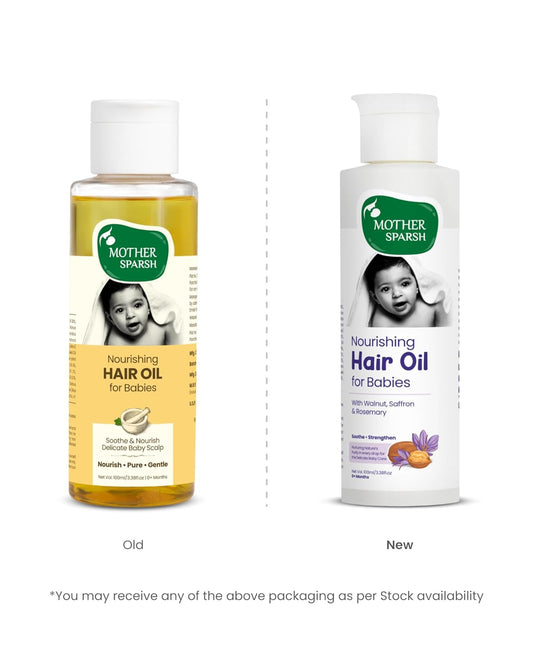 Ayurvedic Baby Massage Oil, 18 Herbal extracts and Oils - Lajjalu, tagar, Almond & Avocado Oil, 100ml