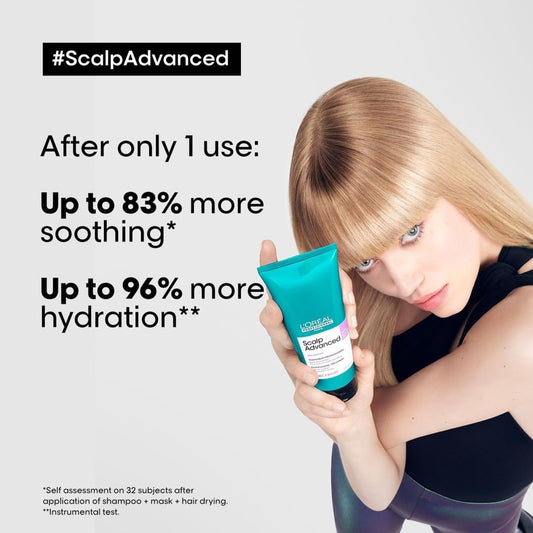 L'Oréal Professionnel Scalp Advanced Anti-Discomfort Professional Hair Treatment, For Sensitive Scalps, Serie Expert, 200 Ml