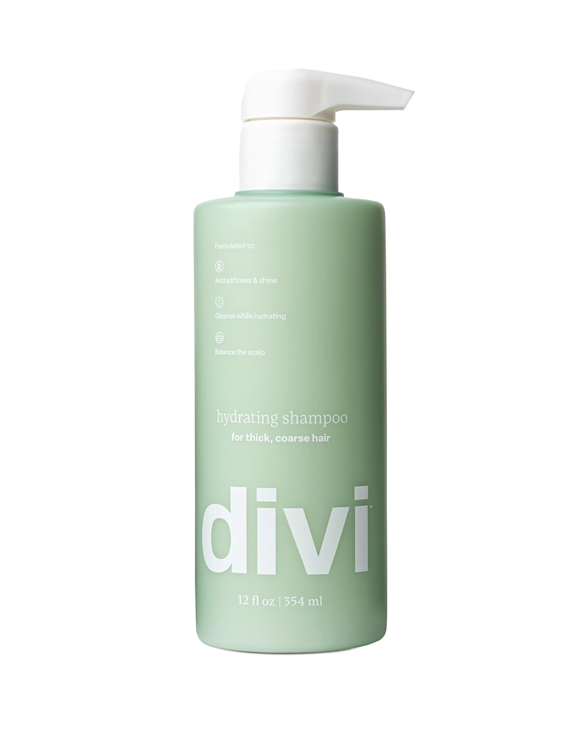 Divi Moisturizing Shampoo For Women And Men - Gently Cleanses And Removes Scalp Buildup - Hydrates, Strengthens, And Nourishes Hair - Vegan, Cruelty-Free, Paraben-Free, 12 Fl Oz