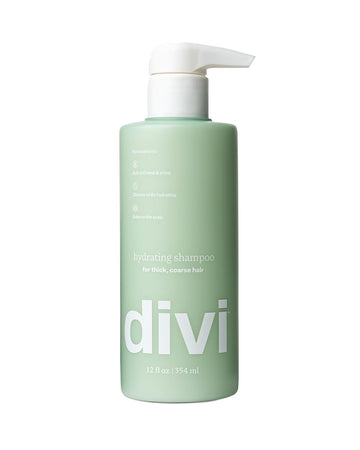 Divi Moisturizing Shampoo For Women And Men - Gently Cleanses And Removes Scalp Buildup - Hydrates, Strengthens, And Nourishes Hair - Vegan, Cruelty-Free, Paraben-Free, 12 Fl Oz