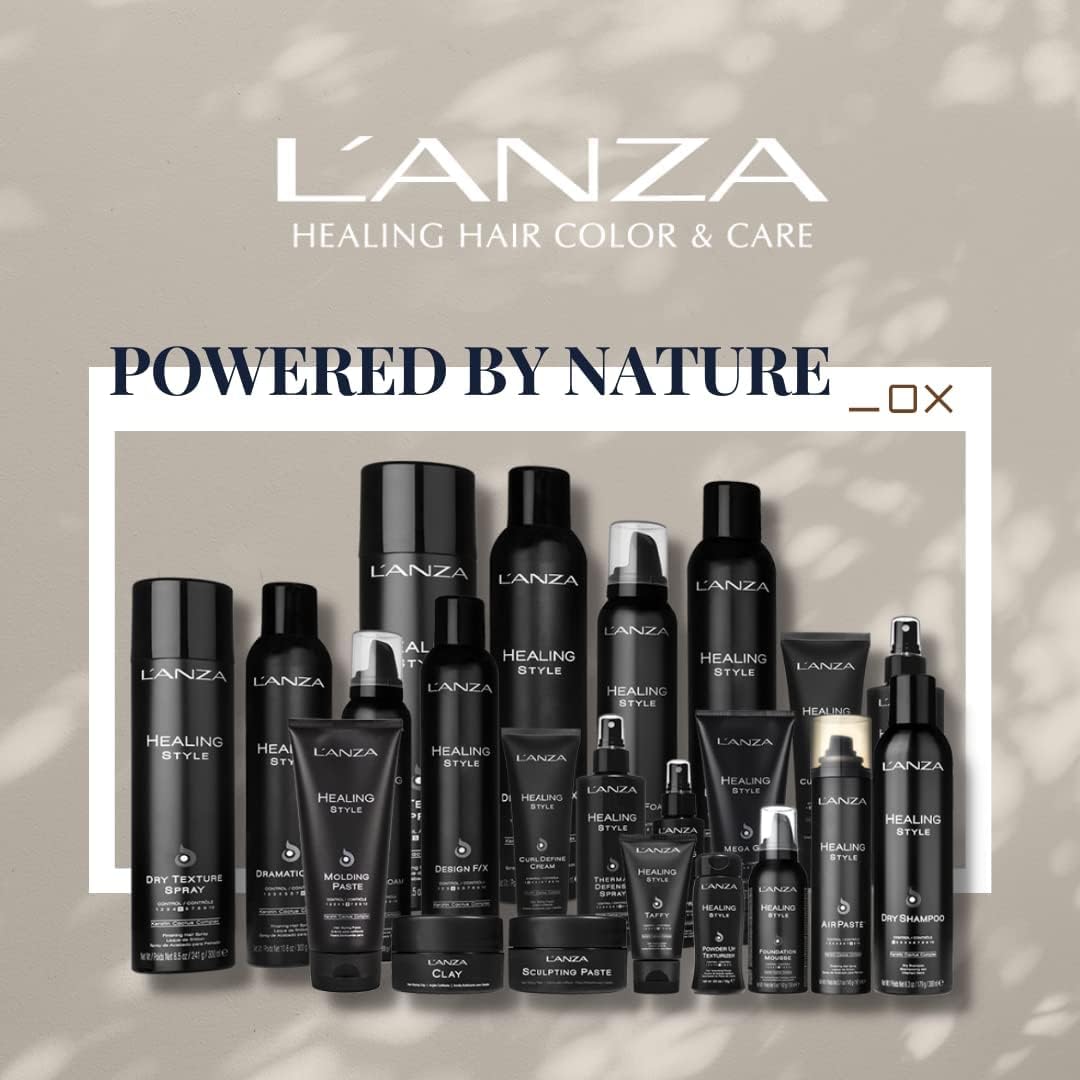 L'ANZA Healing Style Dry Shampoo for Oily Hair, Volume and Fullness Cleansing Hair Volumizer, with Long-lasting Absorption - Refresh & Volumize with No Residue (6.3 Fl Oz)