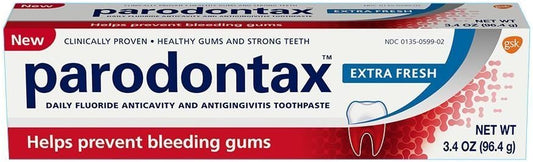 Parodontax Extra Fresh Toothpaste for Bleeding Gums, 3.4 Oz (Pack of3)