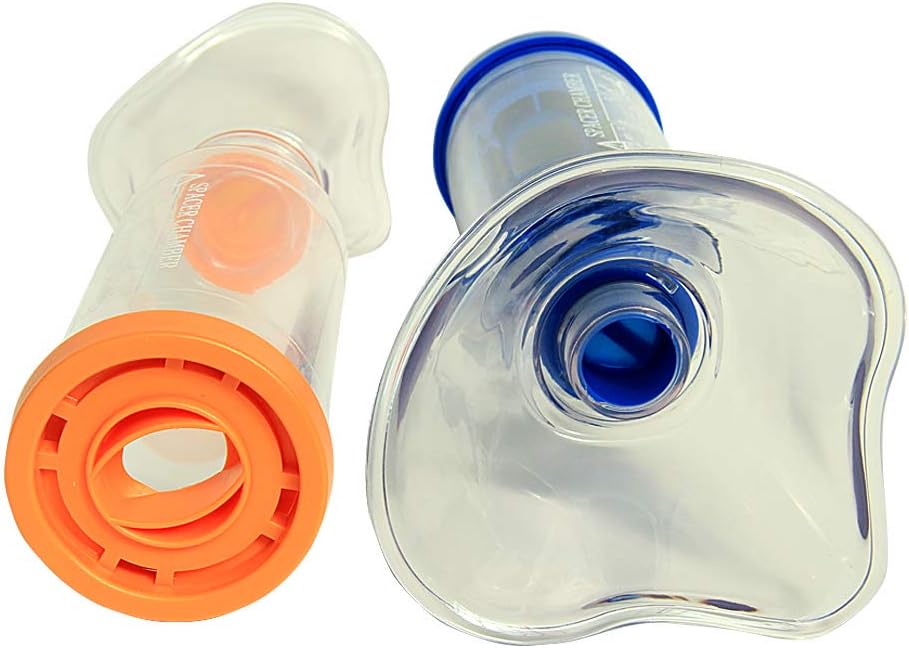 Aerosol Spacer Chamber - Compact Asthma Inhaler With Masks (Suitable For Children And Adults) (2)