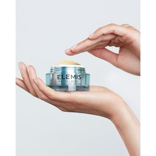 Elemis Pro-Collagen Overnight Matrix | Wrinkle Smoothing Night Cream Deeply Hydrates, Smoothes, Firms, And Replenishes Stressed-Looking Skin