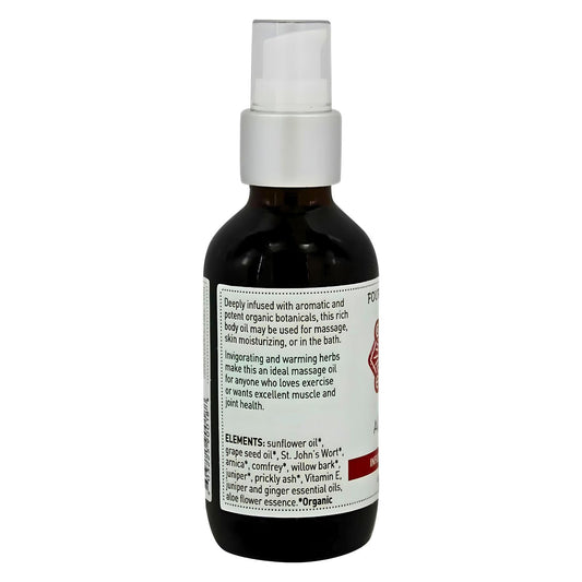 Activate Body Oil, Made With Certified Organic Herbal Oil To Help Soothe Sore Muscles And Promote Relaxation, 4 Fl Oz