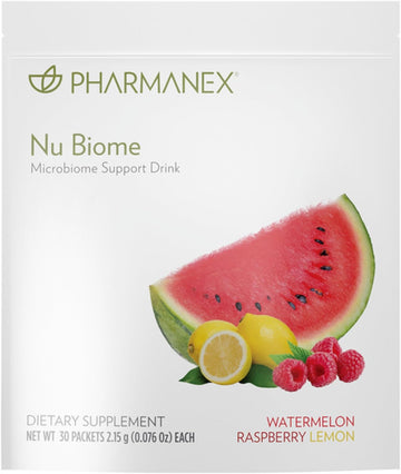 Pharmanex Nu Biome - Your Comprehensive Gut Health Solution with Prebiotics and Postbiotics, Caffeine Boost, and Antioxidant Support for Daily Wellness and Digestive Harmony