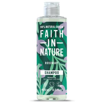 Faith In Nature Rosemary Shampoo For Normal To Oily Hair 400ml | Vegan | No Cruelty | 99% Natural Fragrance | No From SLS or Parabens