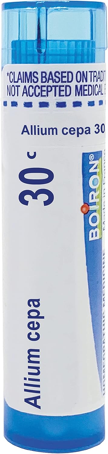 Boiron Allium Cepa 30C, 80 Pellets, Homeopathic Medicine For Runny Nose