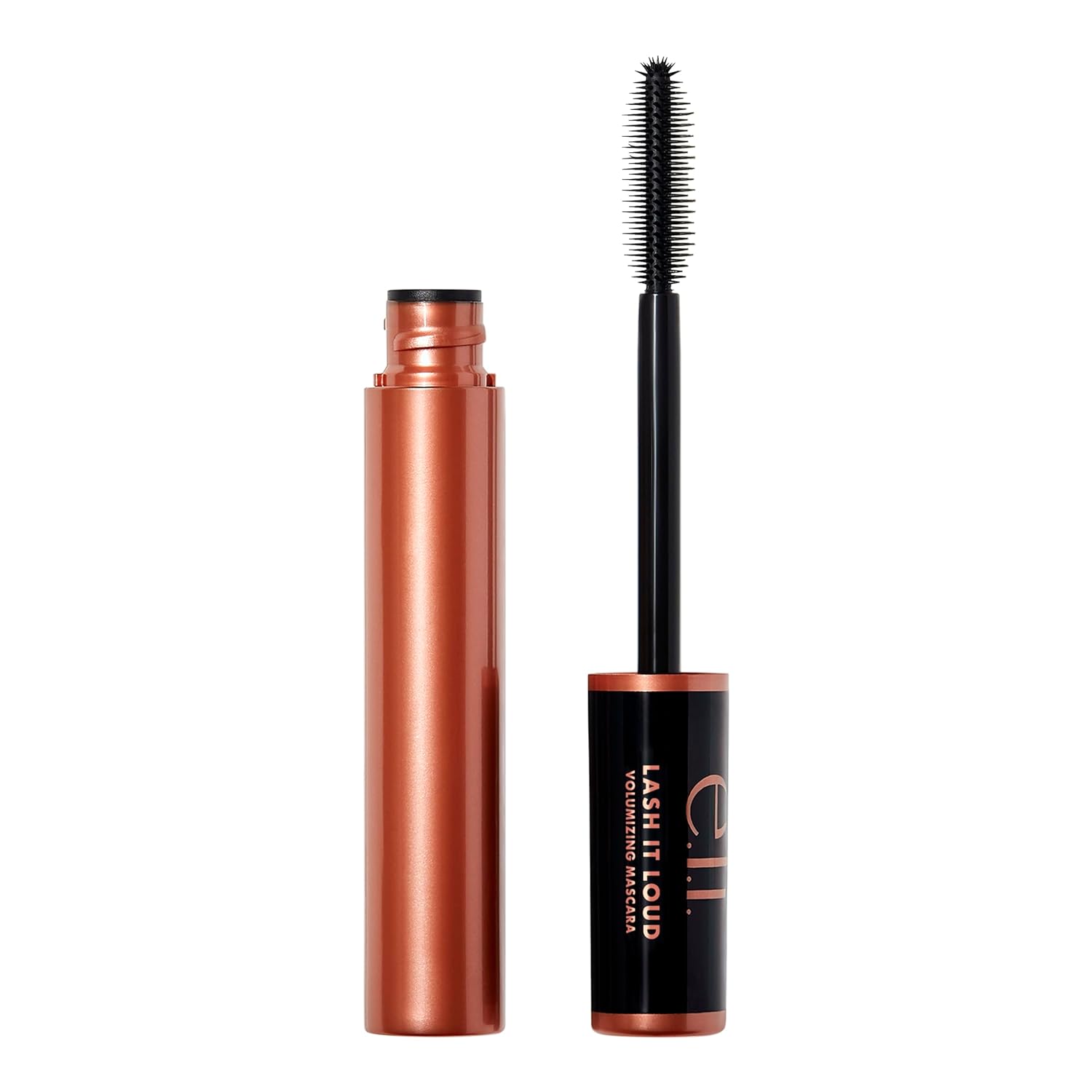 E.L.F. Lash It Loud Mascara, Volumizing & Intensely Pigmented Formula For Fuller & Bolder Lashes, Adds Dimension, Vegan & Cruelty-Free, Black, 0.24 Oz