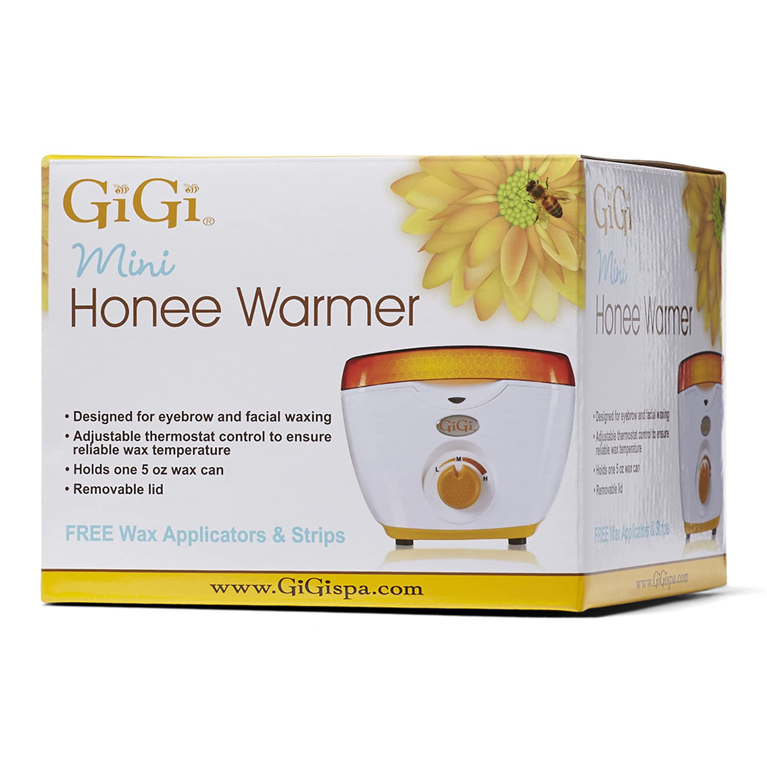 Gigi Hair Removal Wax Warmer, Mini Honee, Warmer For 5 Oz. Wax Can