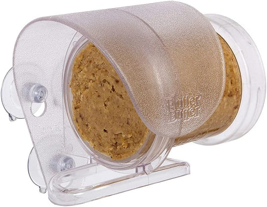 Jacobi Jayne FBW-1 Flutter Butter Window Feeder, Clear, 210.0 mm*110.0 mm*90.0 mm?FBW-1