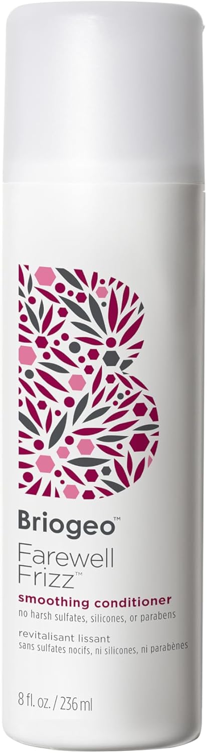 Briogeo Farewell Frizz Smoothing Conditioner, Tame Frizz And Restore Shine To Dull, Dry Hair, Vegan, Phalate & Paraben-Free - 237Ml