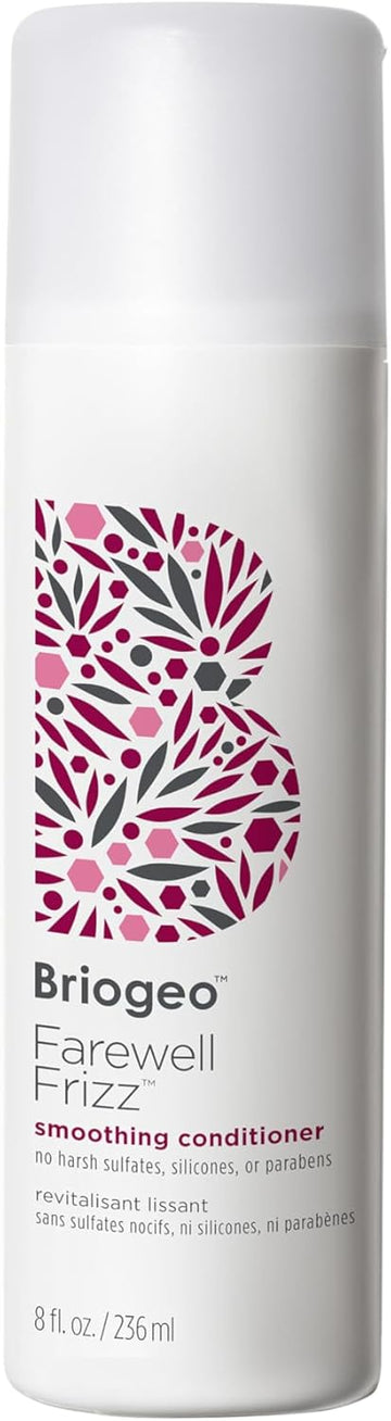 Briogeo Farewell Frizz Smoothing Conditioner, Tame Frizz And Restore Shine To Dull, Dry Hair, Vegan, Phalate & Paraben-Free - 237Ml