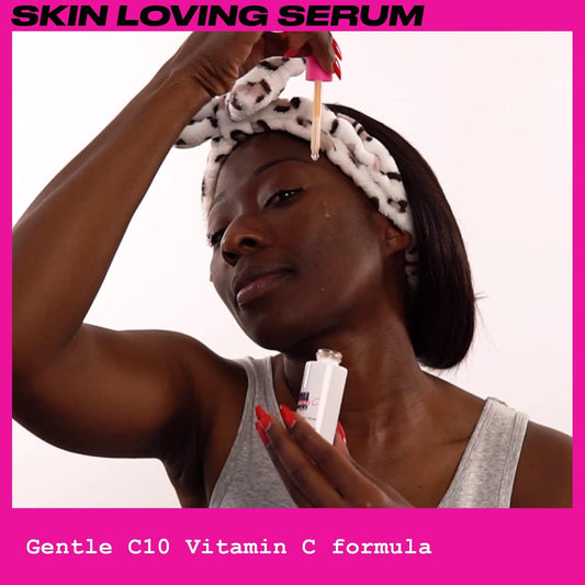 Uoma Vitamin C Serum By Sharon C. Supa Natural Glow (C10) Serum For Face With Hyaluronic Acid + Niacinamide + Vitamin E. Glow Boosting Face Moisturiser For Women & Men. Vegan Face Serum 30Ml