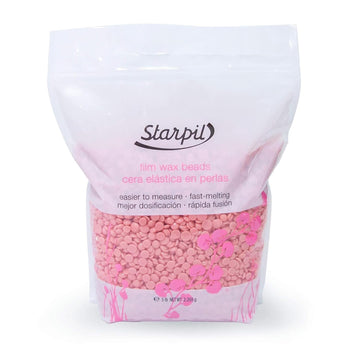 Starpil Wax 2268G / 5 Lb Pink Hard Wax Beads For Painless Hair Removal, Stripless Wax Beads, Polymer Blend Low Temperature Wax For Face, Bikini, Brazilian, Legs, Underarm, Back And Chest