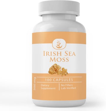 Pure Original Ingredients Irish Sea Moss (100 Capsules) Always Pure, No Additives Or Fillers, Lab Verified