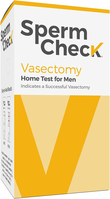 Vasectomy Home Test Kit - Check Sperm Count Post Vasectomy - 2 Pack - Easy To Read, Private - 98% Accuracy - Fsa Hsa Eligible - Fda Cleared