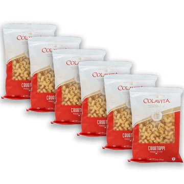 Colavita Cavatappi: Corkscrew Pasta for Gourmet Creations - Twist into Italian Flavors - 1Lb (Pack of 6)