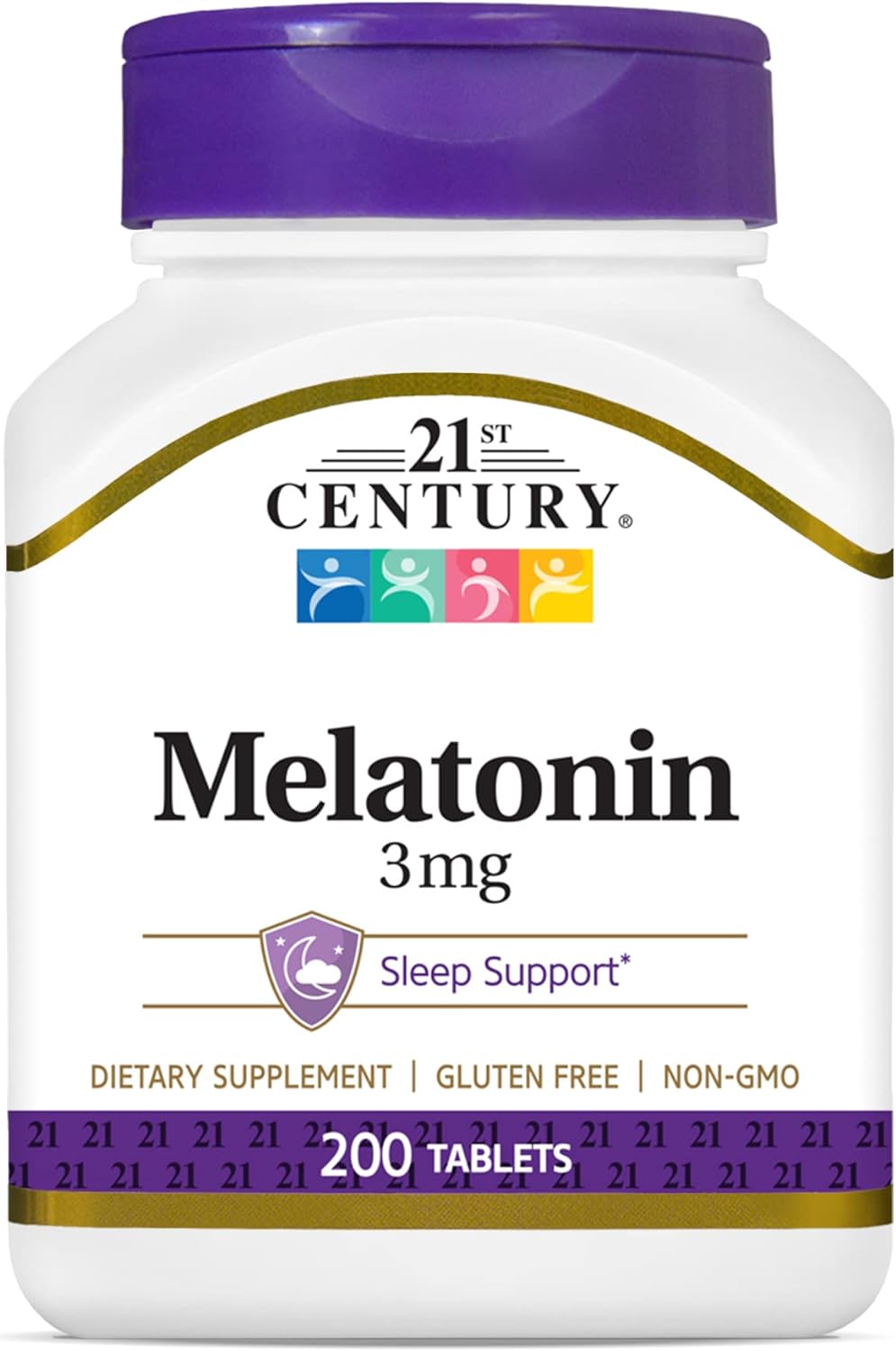 21st Century Melatonin 3 mg Tablets, 200 Count