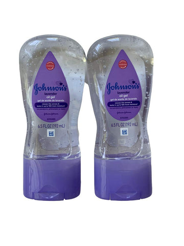 Johnson's - Lavender Baby Oil Gel, 6.5 oz, 2-Pac