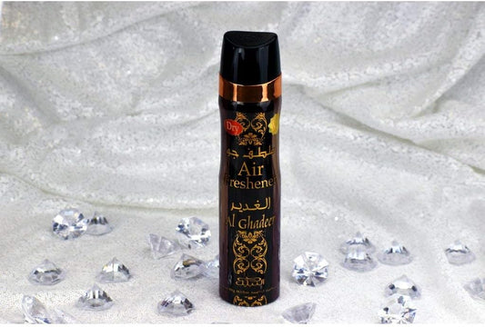 Al Ghadeer (Air Freshner) 300ML (10 oz) | Heritage Collection I Oriental-Woody Spray I Featuring Notes: White Musks, Amber, Oakmoss, Vetiver, Leather, Sandalwood, Amber Notes | by Nabeel Perfumes